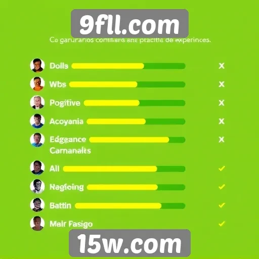 Feedback de usuários sobre a experiência no 9fll.com